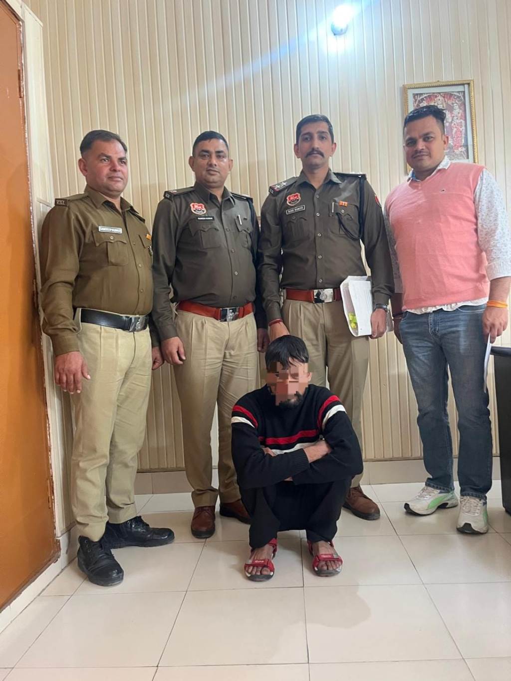 Karnal Police arrested the fourth main accused in the shooting at the CNG petrol pump in Gharaunda